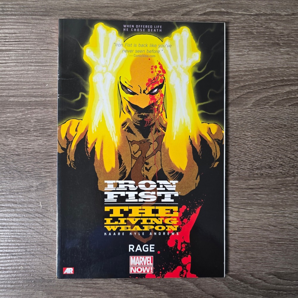 Iron Fist The Living Weapon Vol 1 Rage TPB Marvel Comics Kaare Andrews 2014